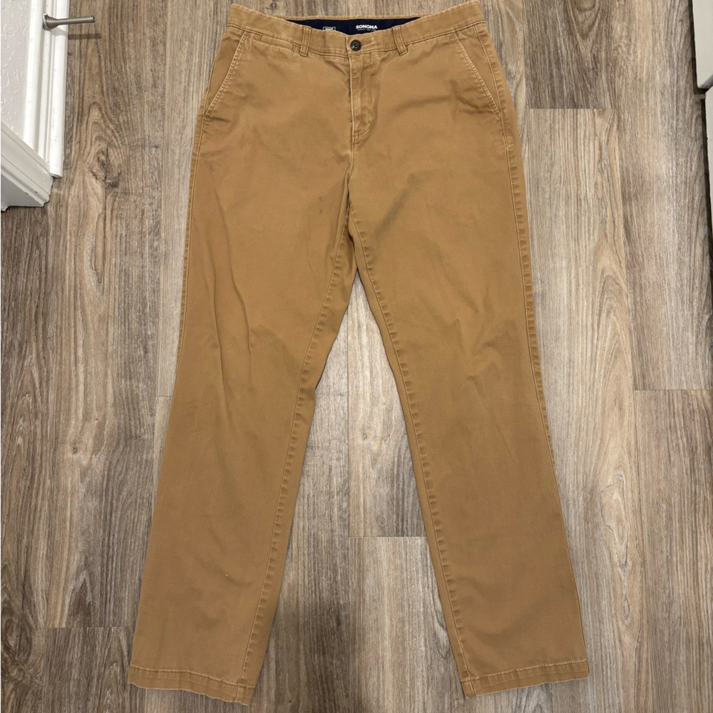 Sonoma Men's Camel Chinos